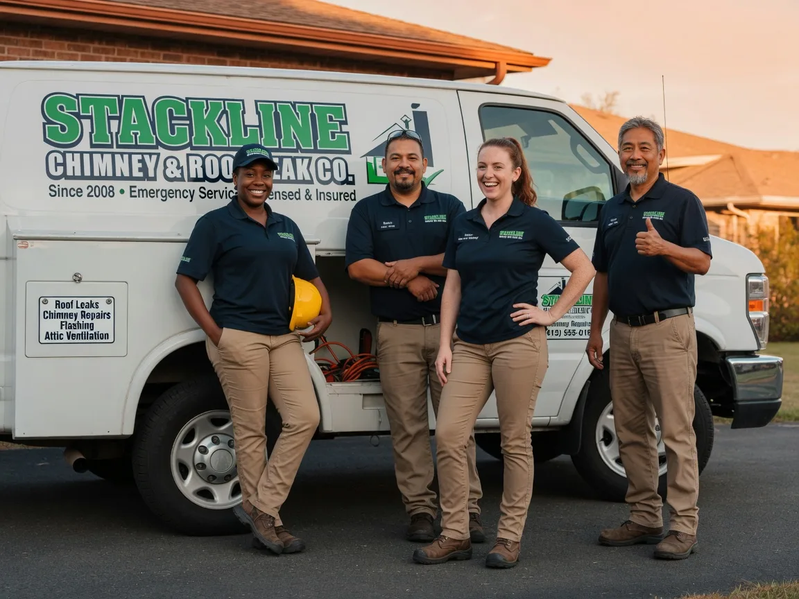 Chimney flashing repair company in Briggsville, WI